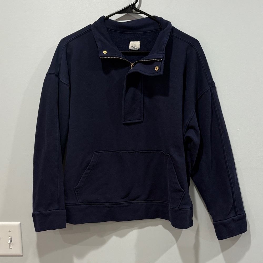 A New Day Navy High-Collar Sweatshirt